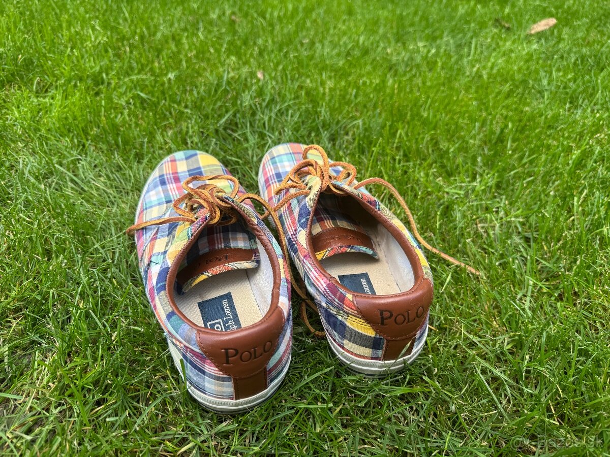 Polo Ralph Lauren – Vaughn Madras/Leather - 3