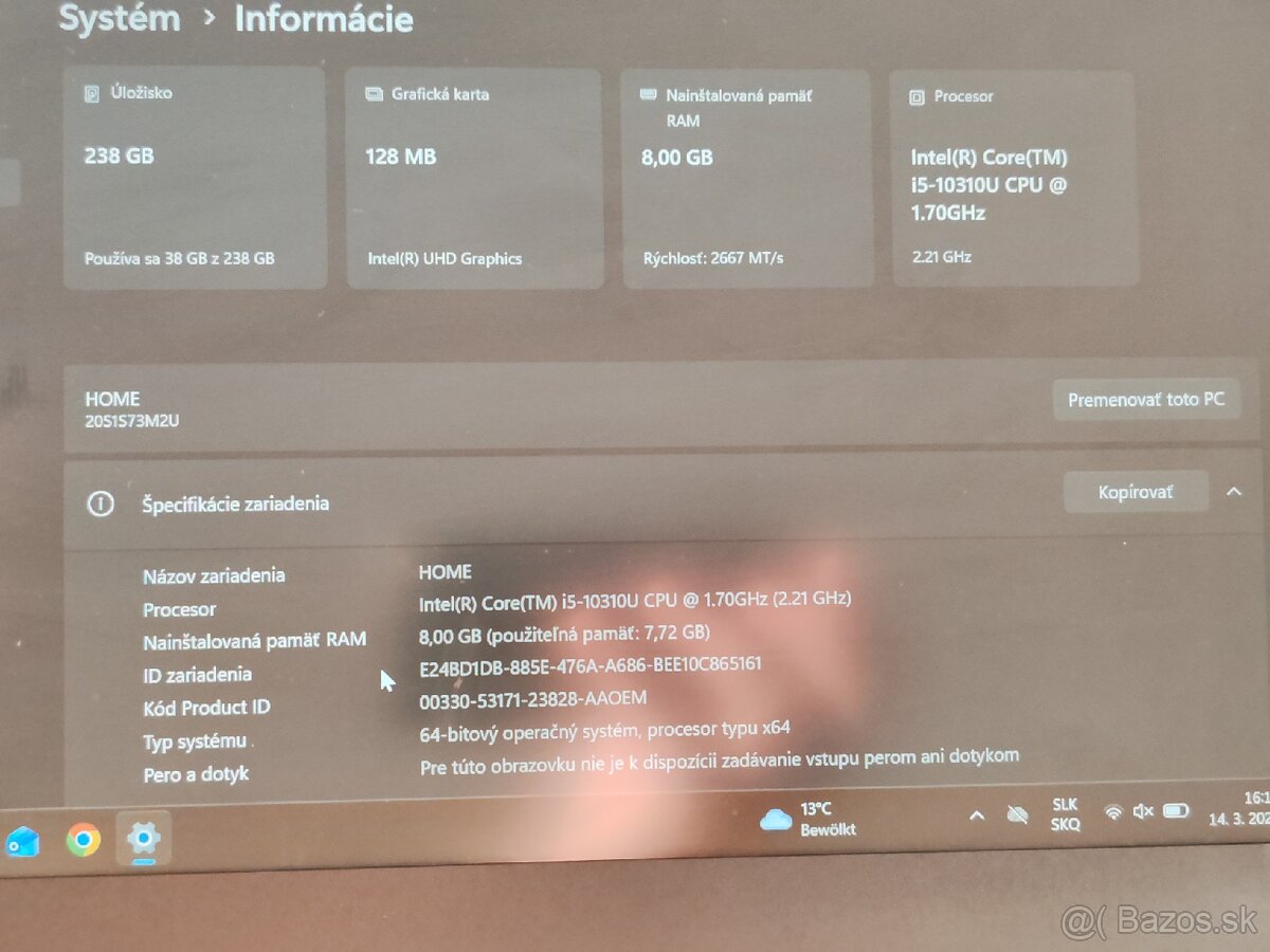 Lenovo Thinkpad T14 gen1 - 3