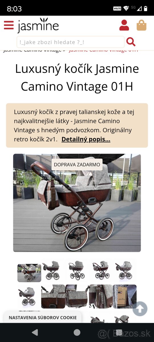 Kočík luxusný top stav - 3