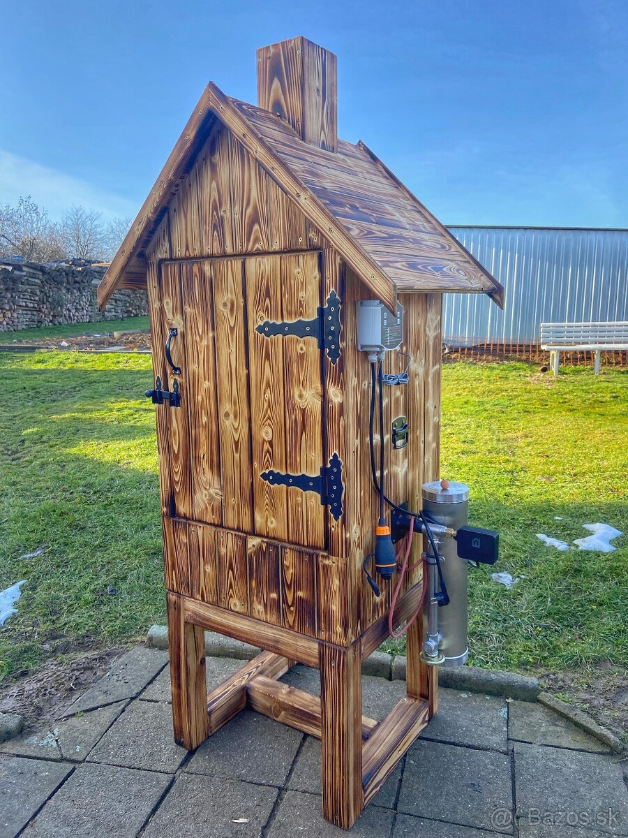 Drevená udiareň,generator dymu - 3