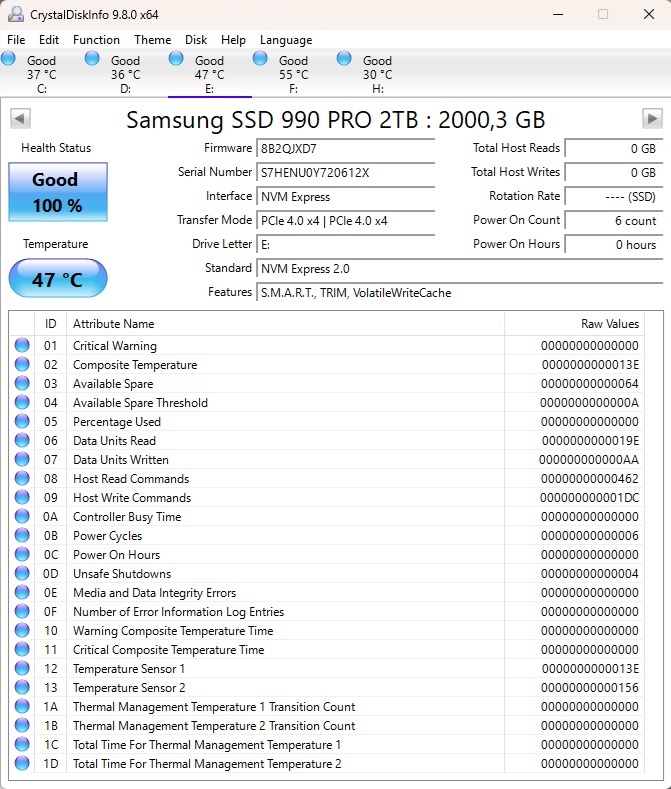 Samsung 990 PRO 2TB, M.2 2280, NVMe (nepoužité) - 3