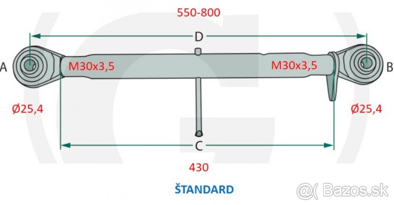 Tretí bod, tiahlo, vzpera - 3
