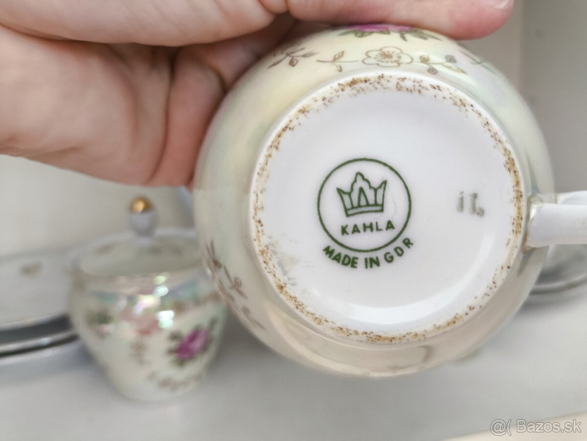 Čajová súprava • KAHLA • GDR - 3
