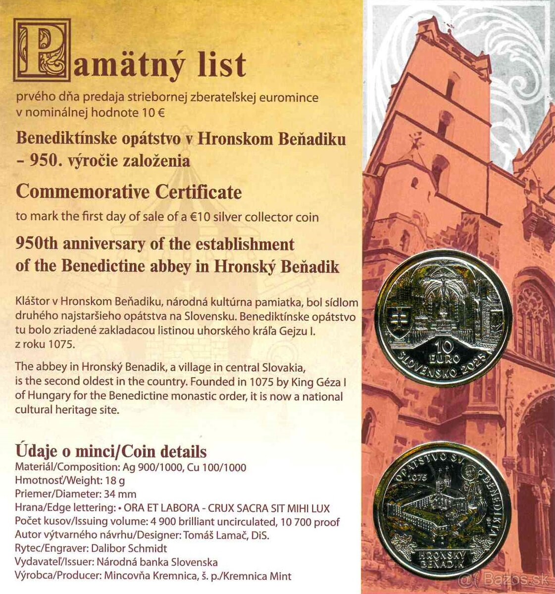 Slovensko 2025 10 € - 3