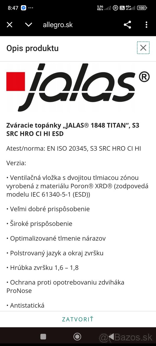 Pracovné topánky zváracké - 3