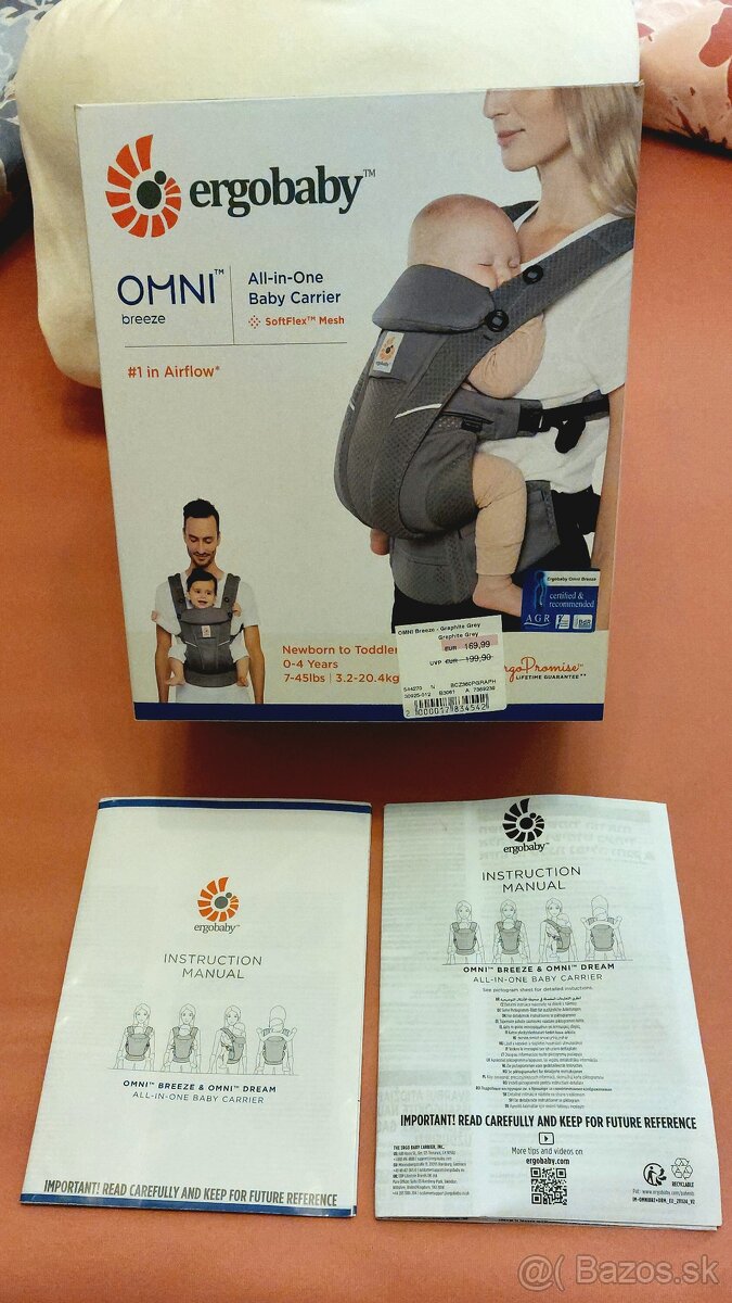 Ergonomický nosič pre bábätká a deti NOVÝ - 3