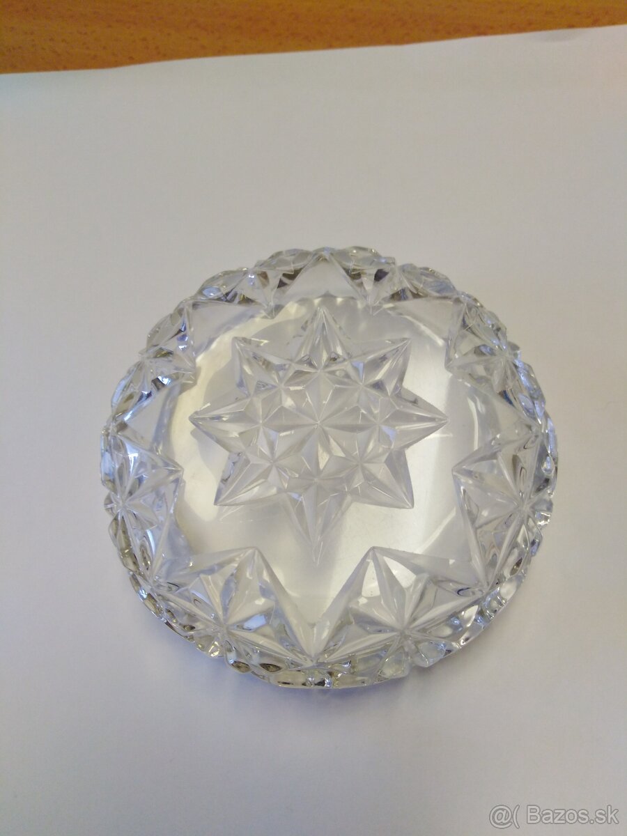 brúsené krištáľové misky - 3