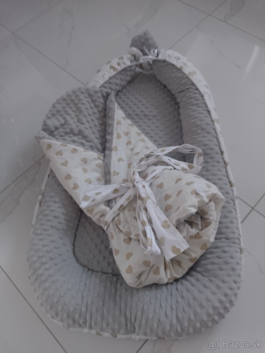 Hniezdo a zavinovačka do postieľky - 3