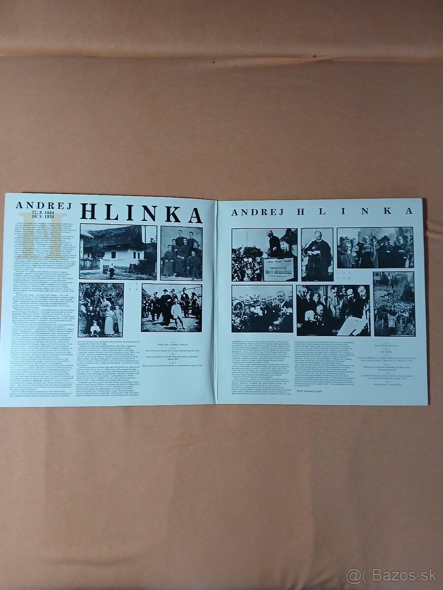 Predám pre zberateľov historickú LP-Andreja Hlinku - 3