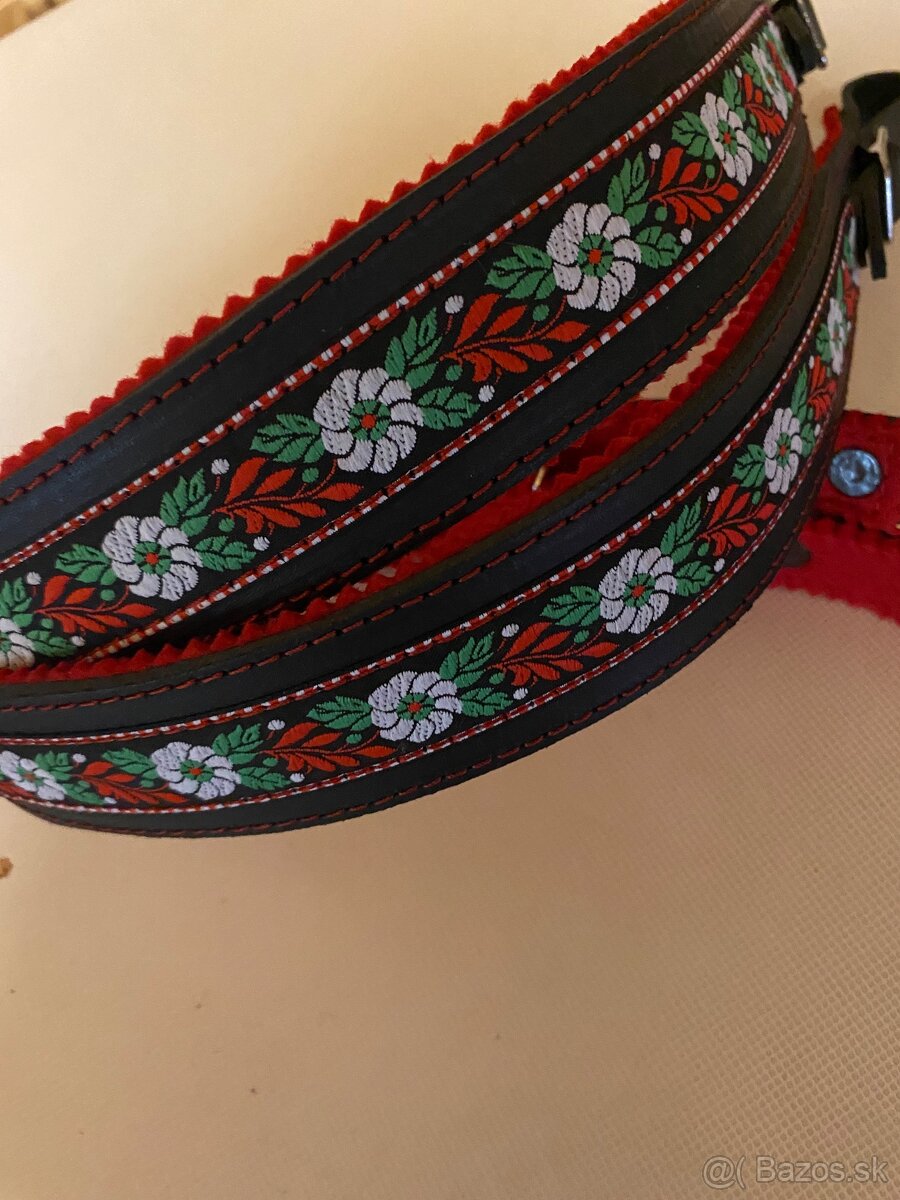 Predám kožené remene na heligónku. - 3