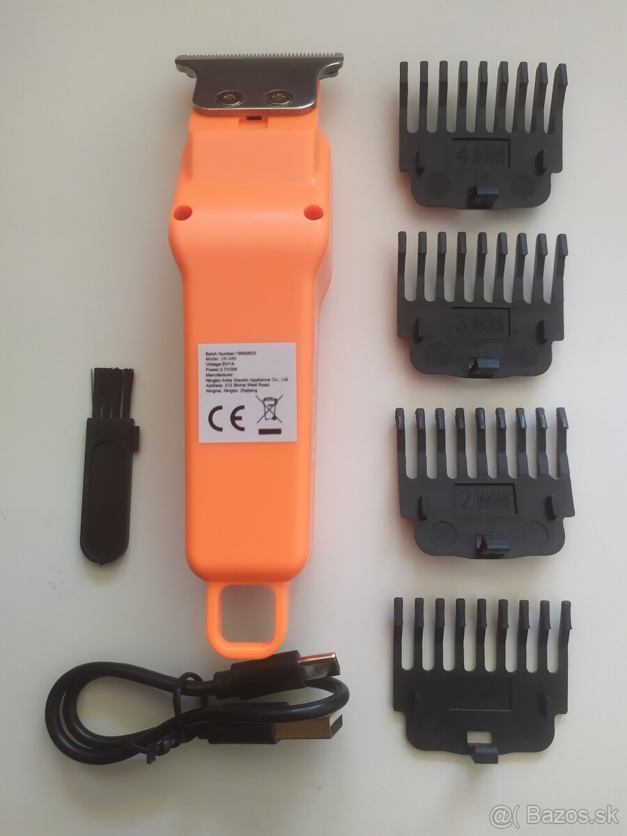 Strojček na vlasy, oranžový - 3