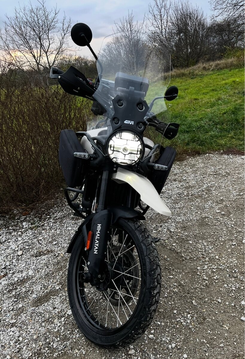 Royal Enfield Himalayan 450 po zabehu, s prislusenstvom - 3