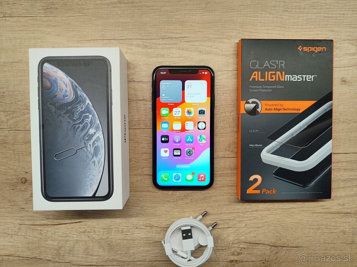 iPhone XR black - super stav + v záruke - 3