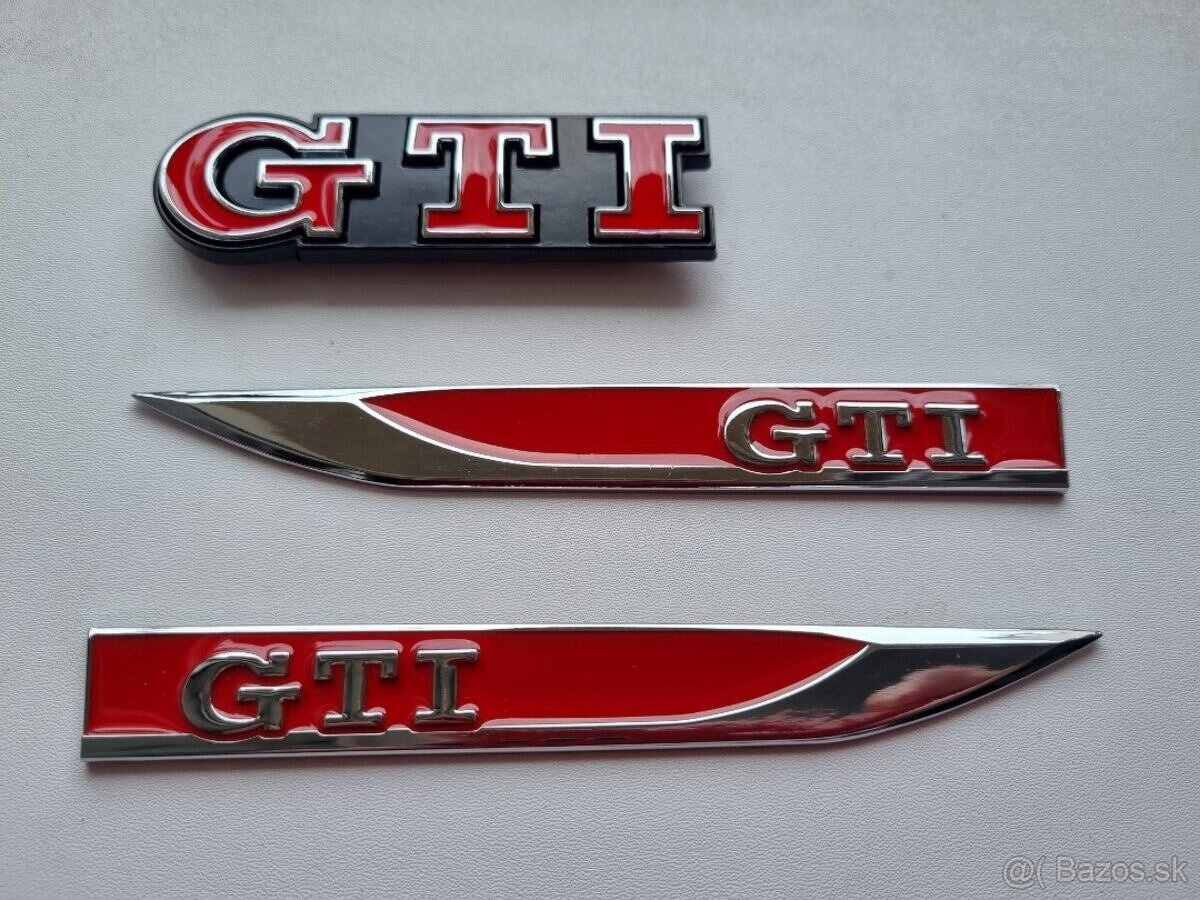 Napis znak logo GTD GTI napis na blatníky - 3