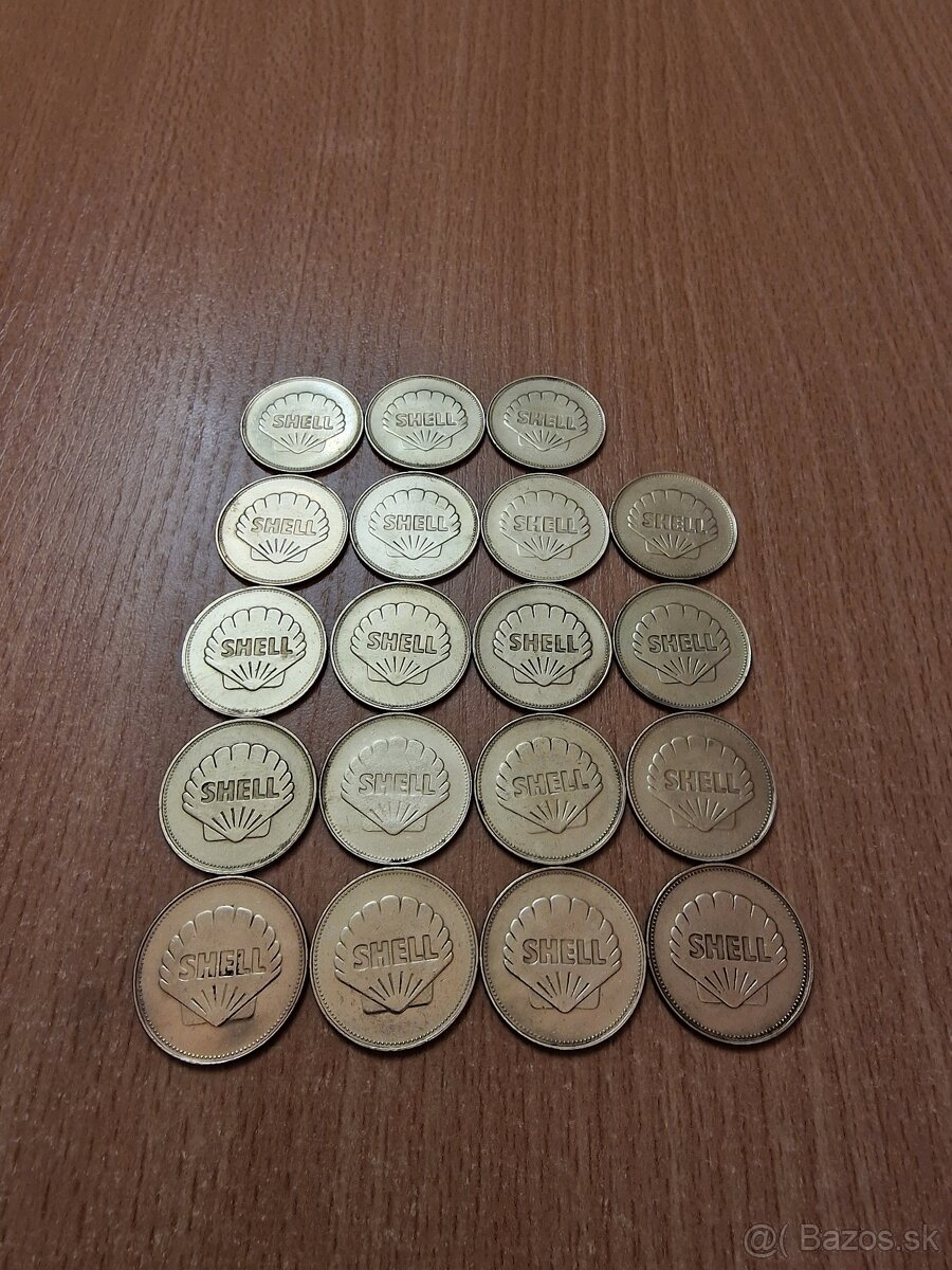 Zberateľské mince Shell - 3