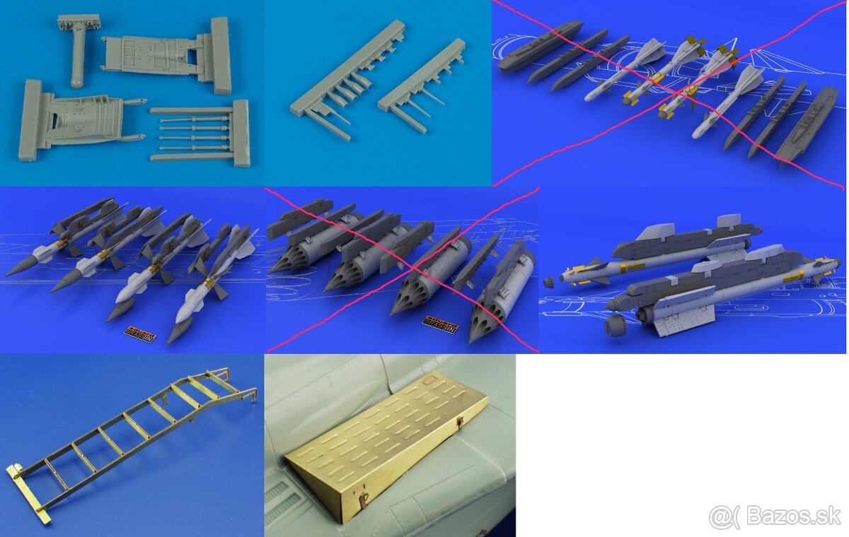 Doplnky pre plastikové modely 1/32 + 1/48 - 3