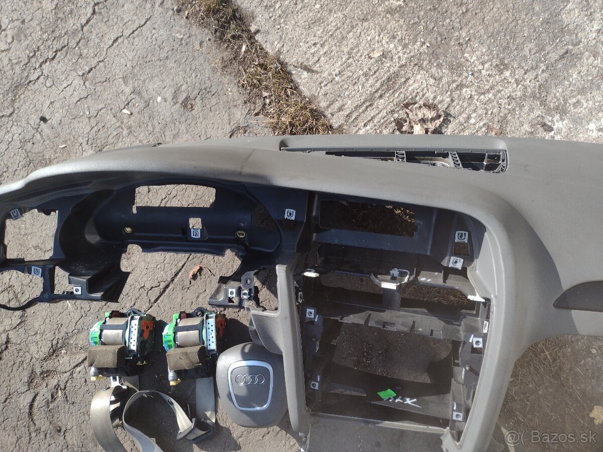 Audi A4 b8, A5 šedá airbagová sada - 3