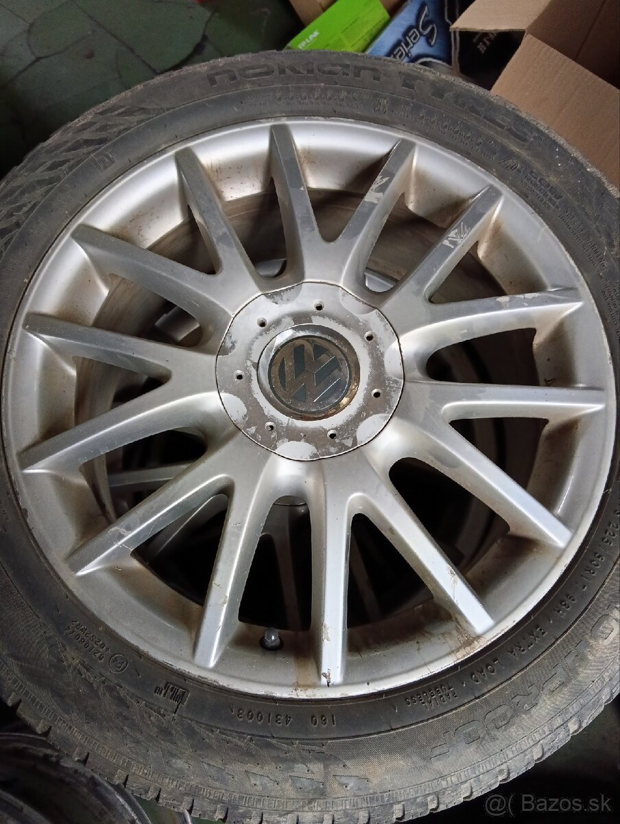 5x112 R17 VW + Zimné pneu - 3