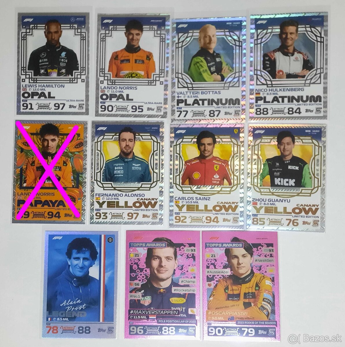 Formula1 2024 Topps TURBO ATTAX kartičky - predaj/výmena - 3