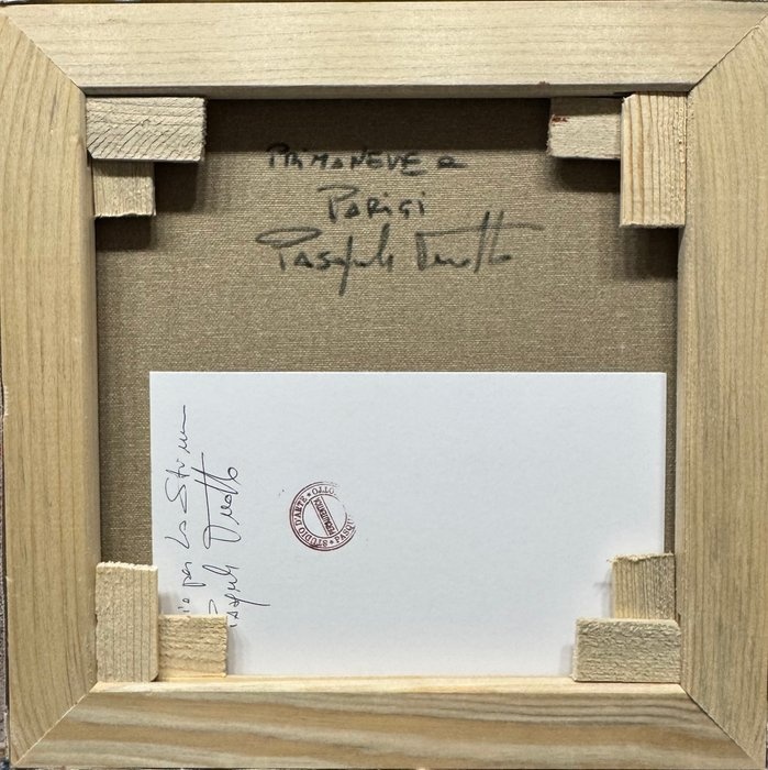 Olejomaľba Pasquale Vuotto (1958) – Prvý sneh v Paríži - 3