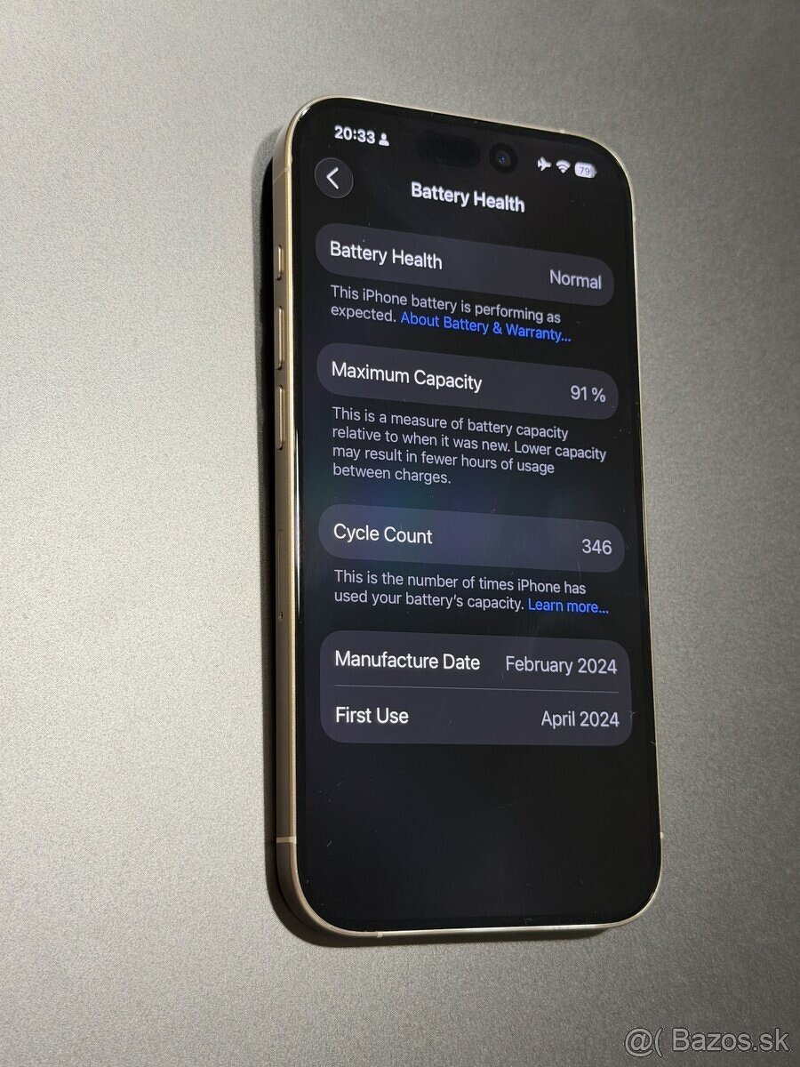 iPhone 15 PRO 256 GB White Titanium - 3