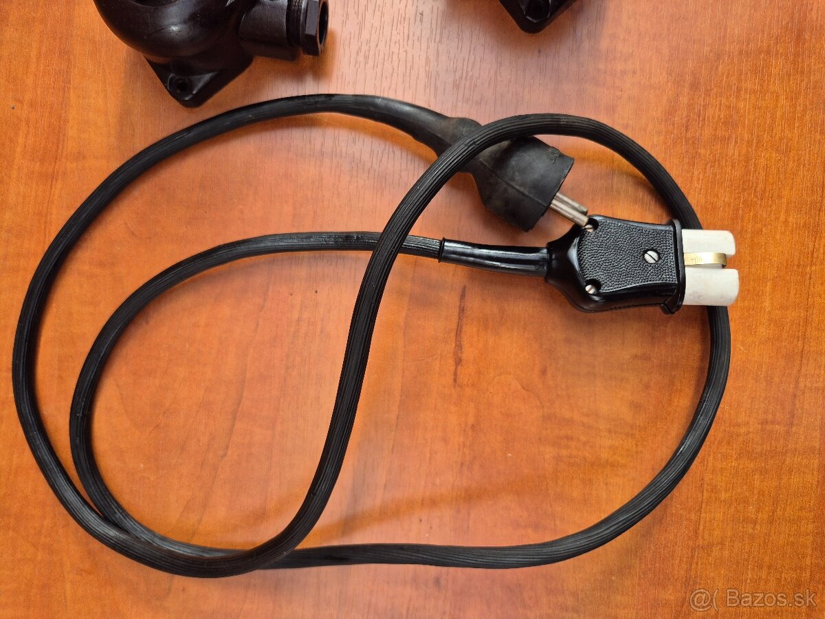 Retro vypínače, zásuvka a kábel do remosky - 3