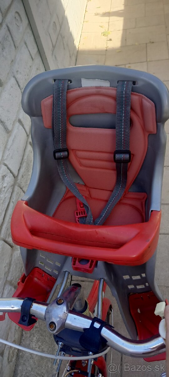 Detská sedačka na bicykel predná+ prilba - 3