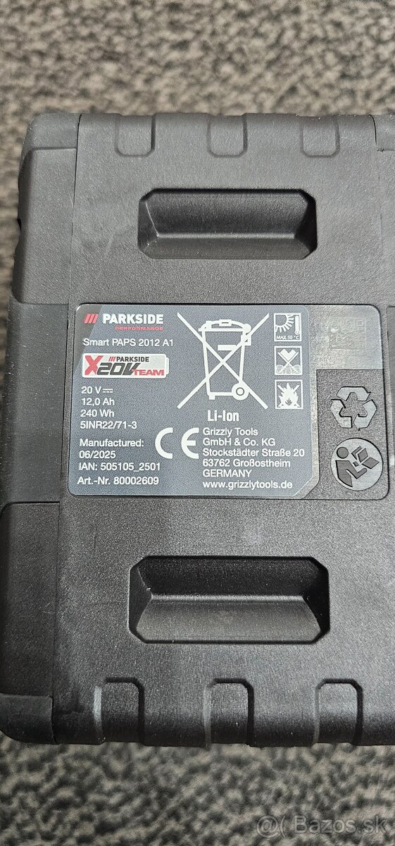 Bateria parkside 20V 12Ah - 3