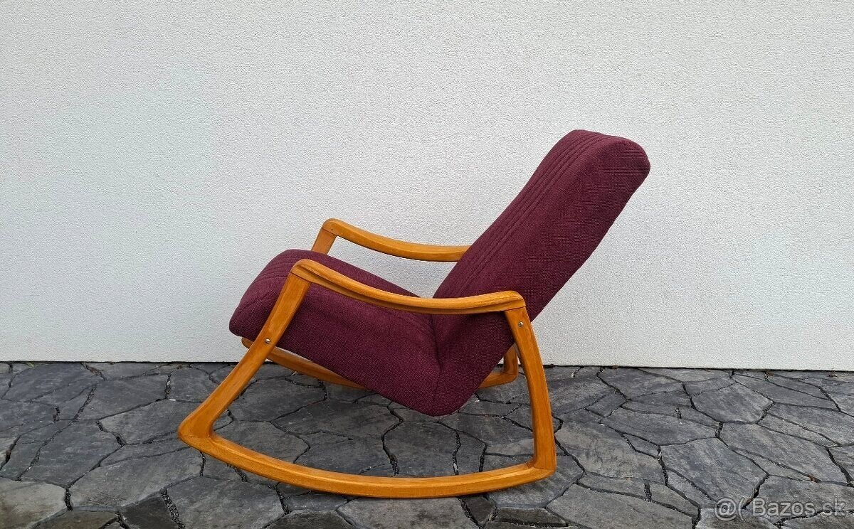 Retro designové houpací křeslo TON - 3