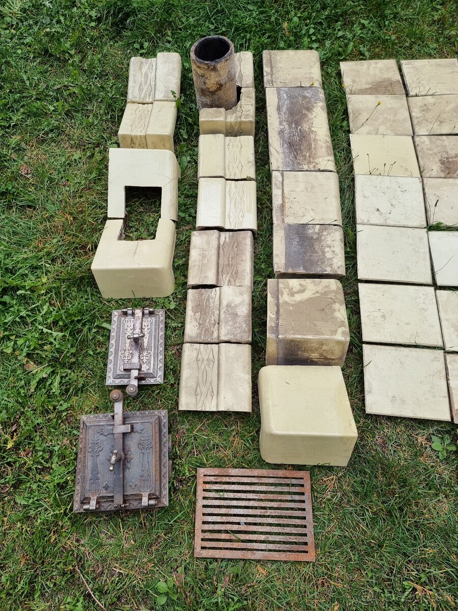 Kompletná kachľová pec /vyše 100.ročná / - 3