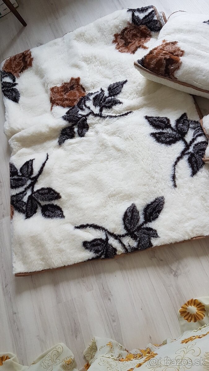 Vankúše a deka z ovčieho rúna - 3