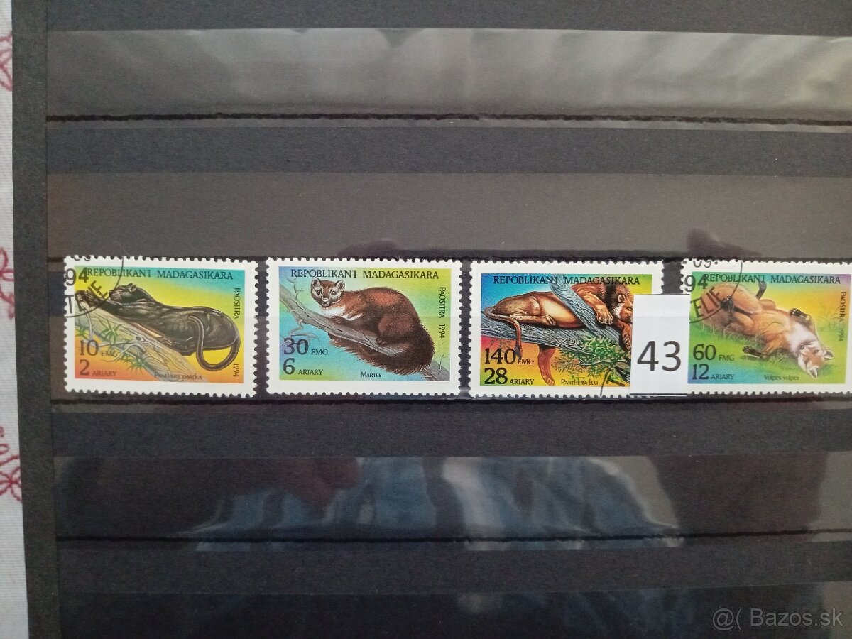 Poštové známky č.473 - AFRIKA III. - 20 sérií - 3