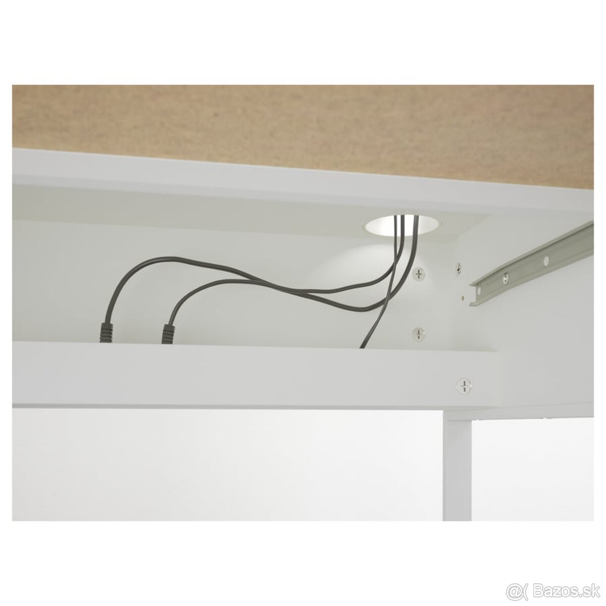 Kancelársky stôl IKEA Micke – biela - 3