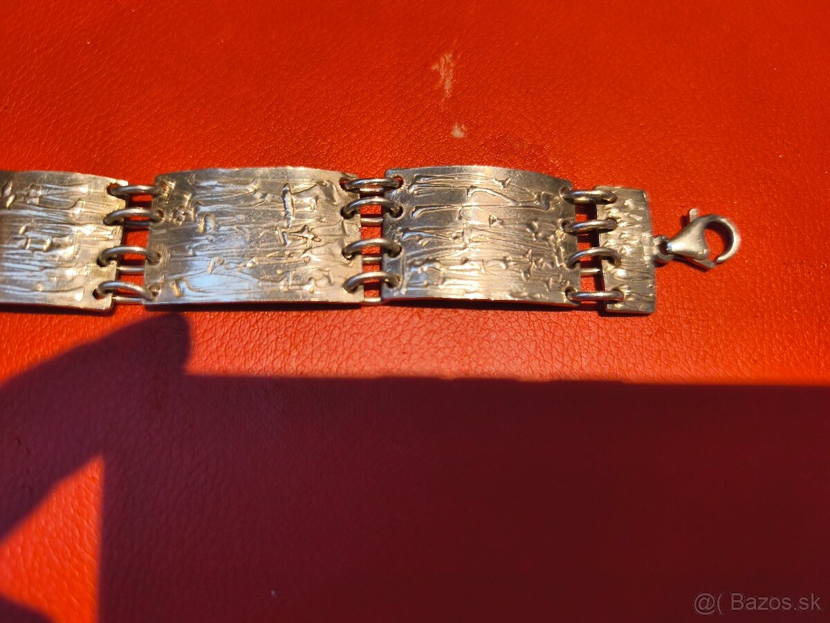 Strieborný náramok. - 3