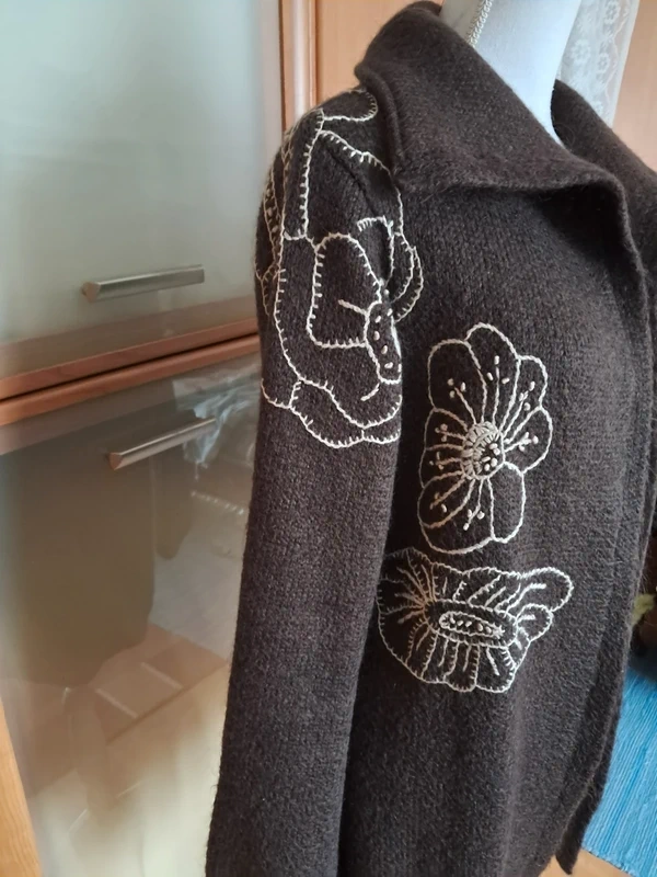 dámsky hnedý kabát - 3