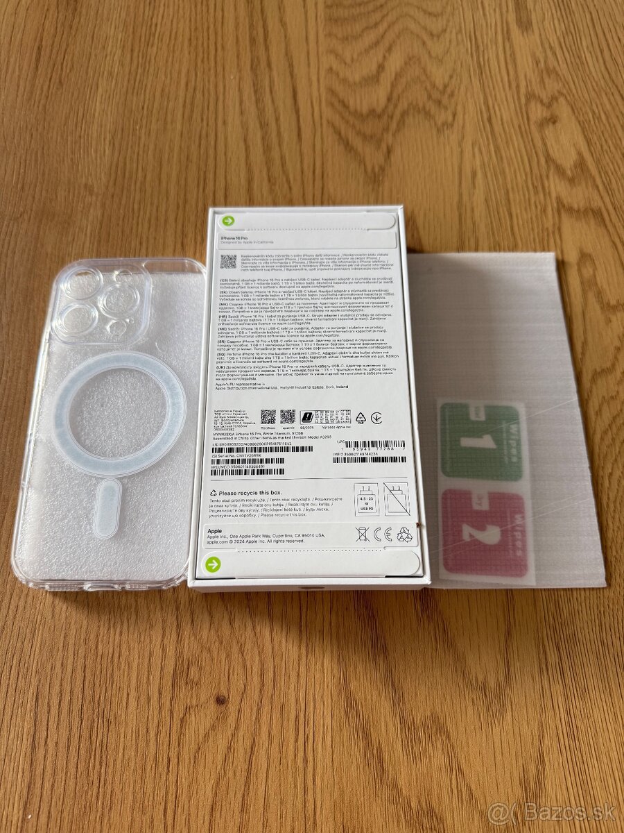 iPhone 16 Pro 512 gb White Titanium - nerozbalený, záruka - 3