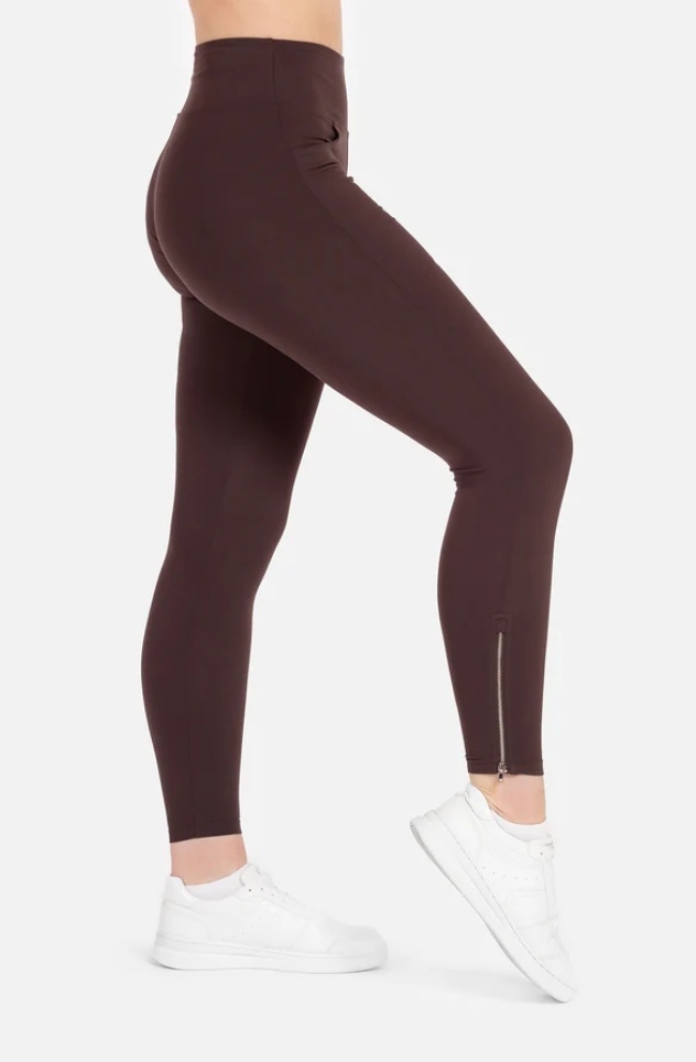 LELOSI elegantné legíny s vreckami a zipsami (v 2 farbách) - 3