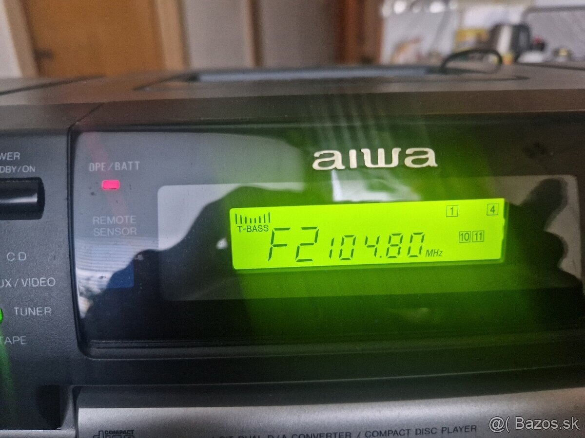 Prenosné rádio veža AIWA 230v 12v Autoberia aj Baterky - 3