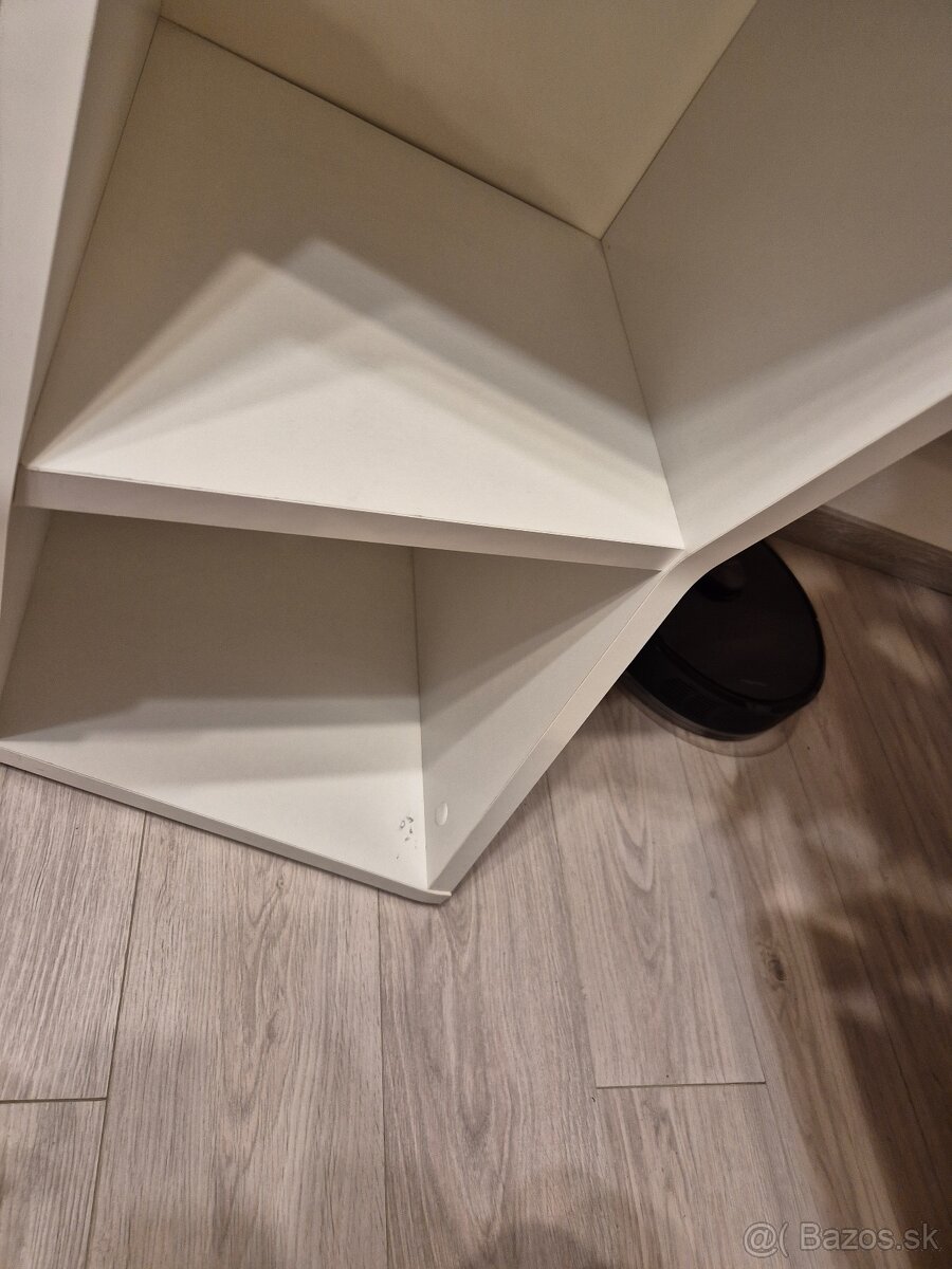 Regál policový biely - 3