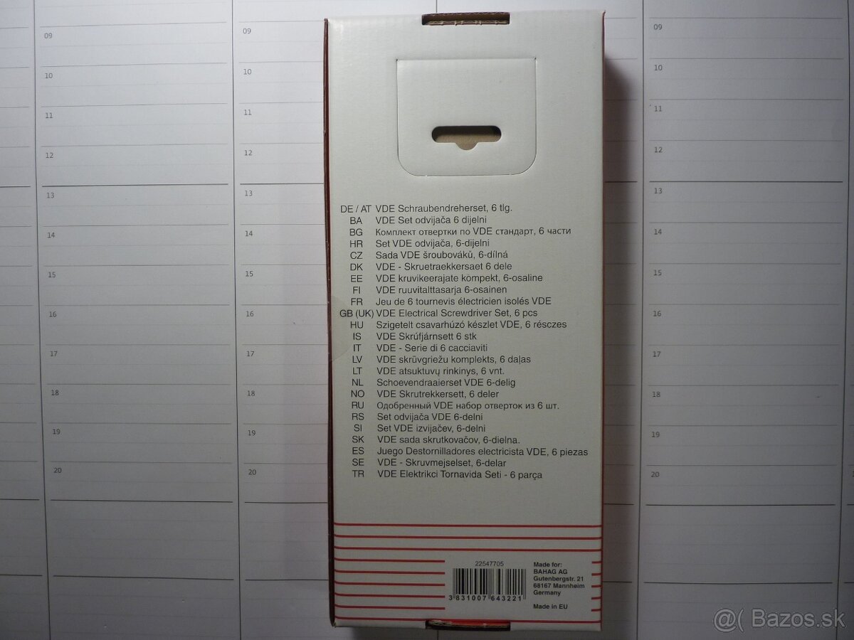 Sada skrutkovačov+ Krycia fólia+ Gumová nádoba - 3