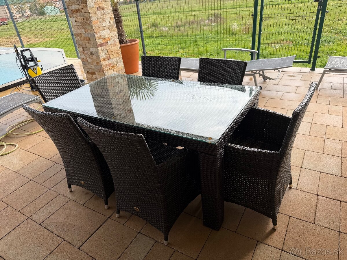 Jedalensky Ratanovy set na terasu - 3