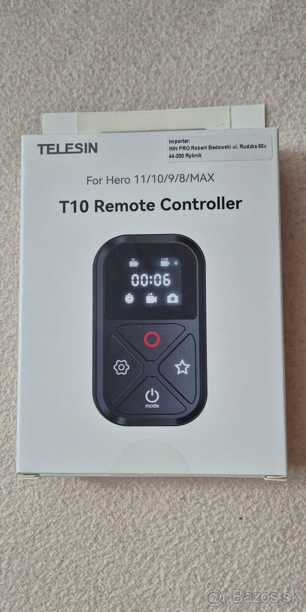 Diaľkové ovládanie pre GoPro Telesin T10 - 3