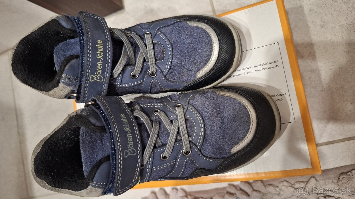 Ako nové prechodné topanky kožené 27 - 3