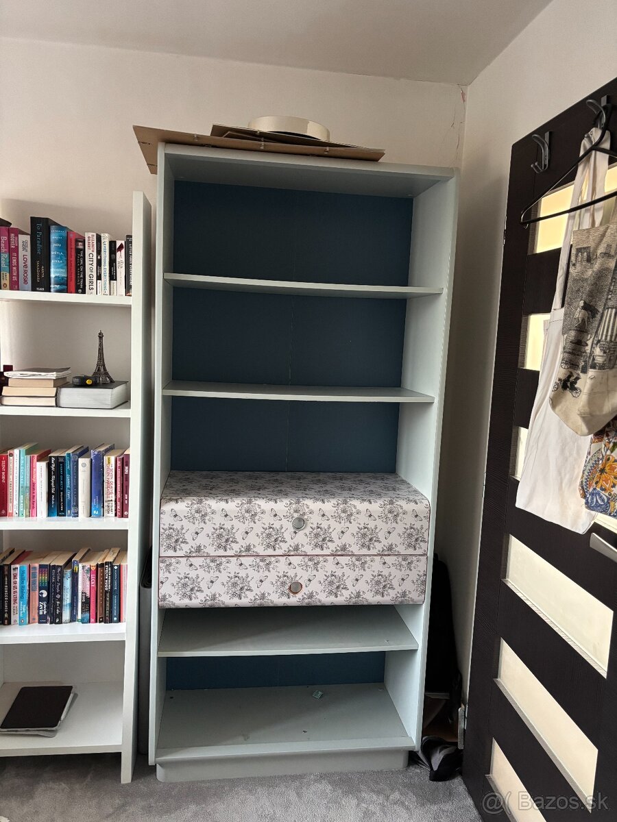 predam nabytkovy set písací stôl+komoda+policový regál - 3