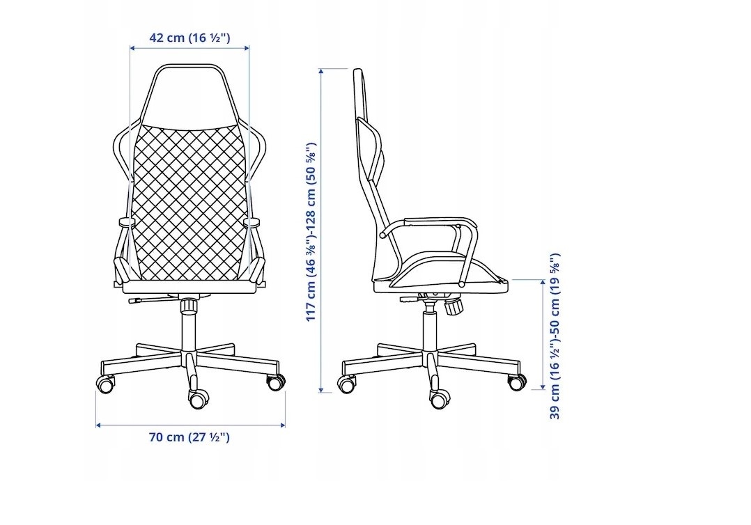 Kancelárska stolička IKEA UTESPELARE Bomstad - 3