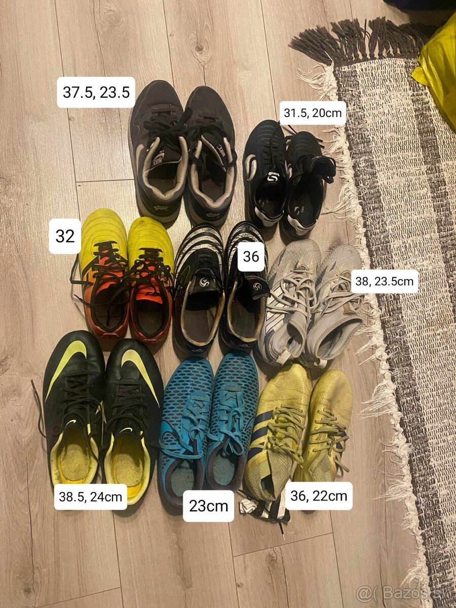 Kopačky, halovky, botasky od 5€ - 3