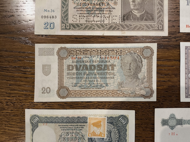 ☀️ BANKOVKY z obdobia SLOVENSKÉHO ŠTÁTU 1939 - 1945 ☀️ - 3