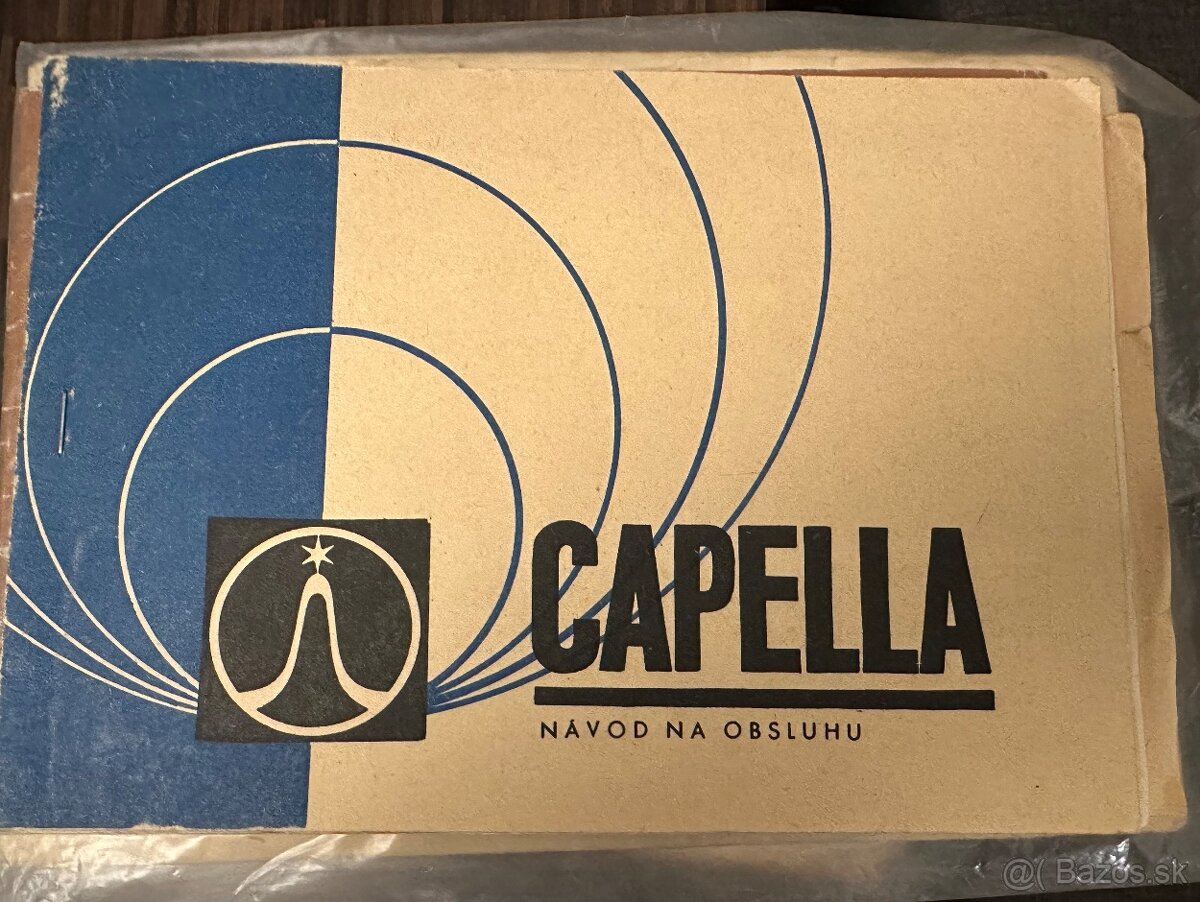 Retro rádio s gramofónom Tesla Capella. - 3