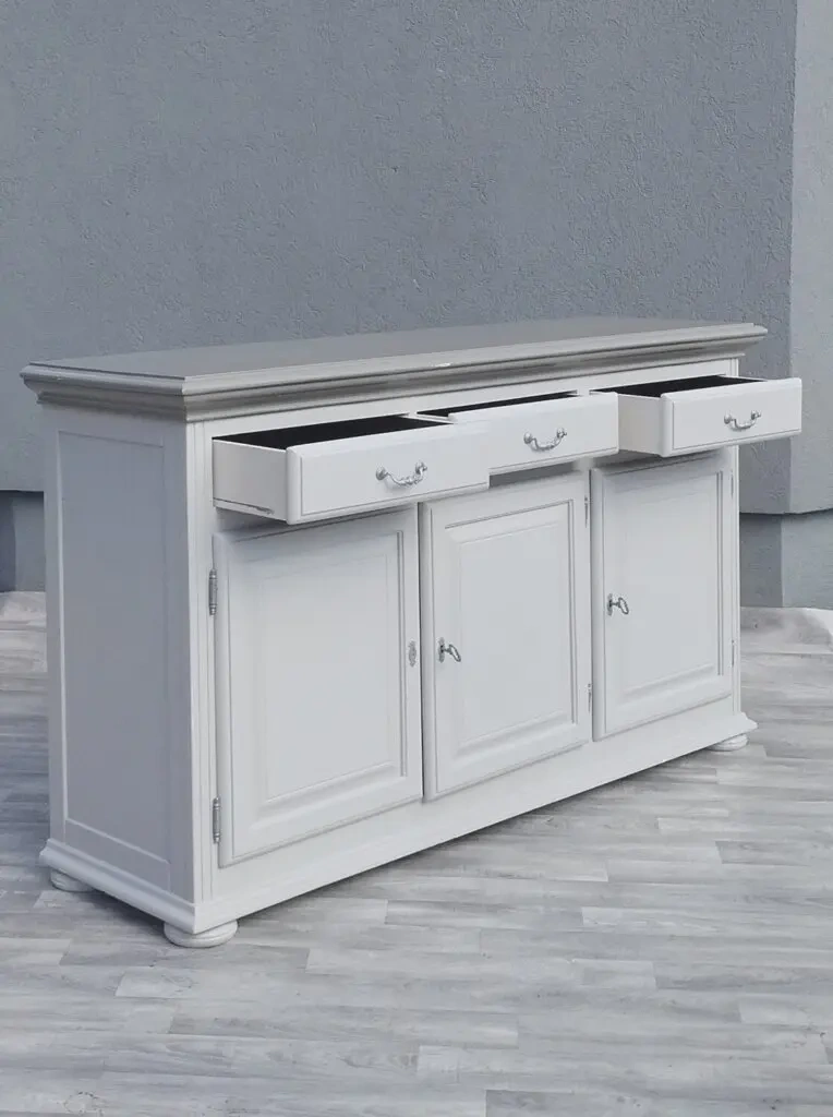 Komoda bielo – siva. - 3