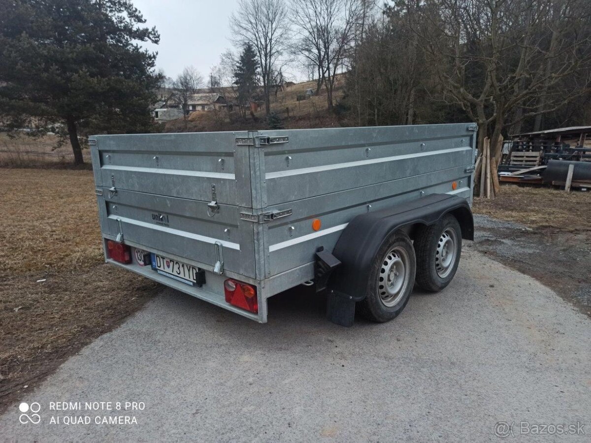 Predám privesný dvojnápravový vozík - 3